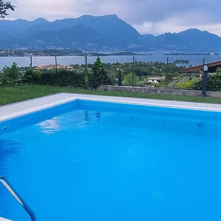 Lägenhet Blu Manerba With A Panoramic Pool Overlooking The Islands Montinelle