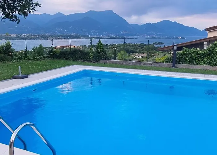 Appartamento Blu Manerba With A Panoramic Pool Overlooking The Islands Montinelle